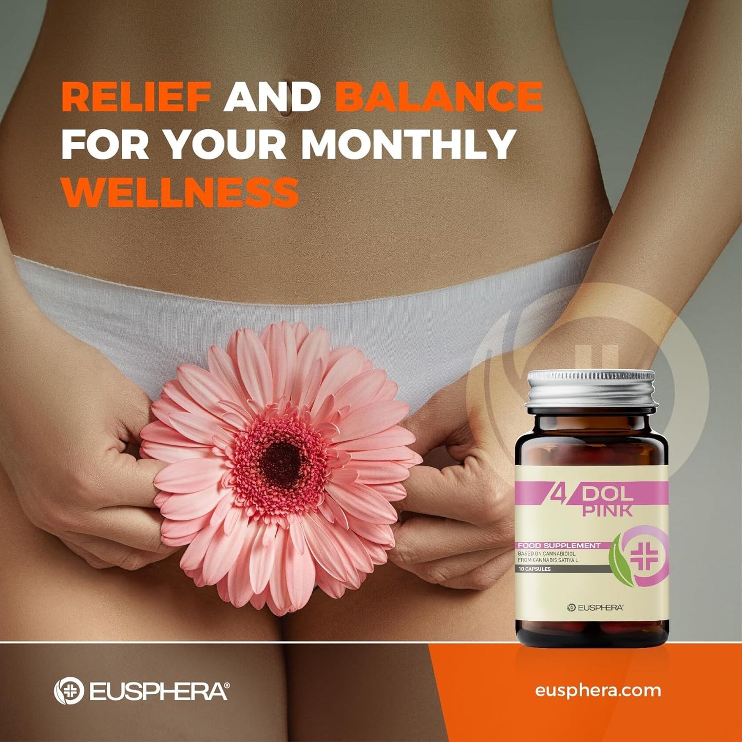 4DOL PINK - Dietary supplement for support during the menstrual cycle - 10 caps