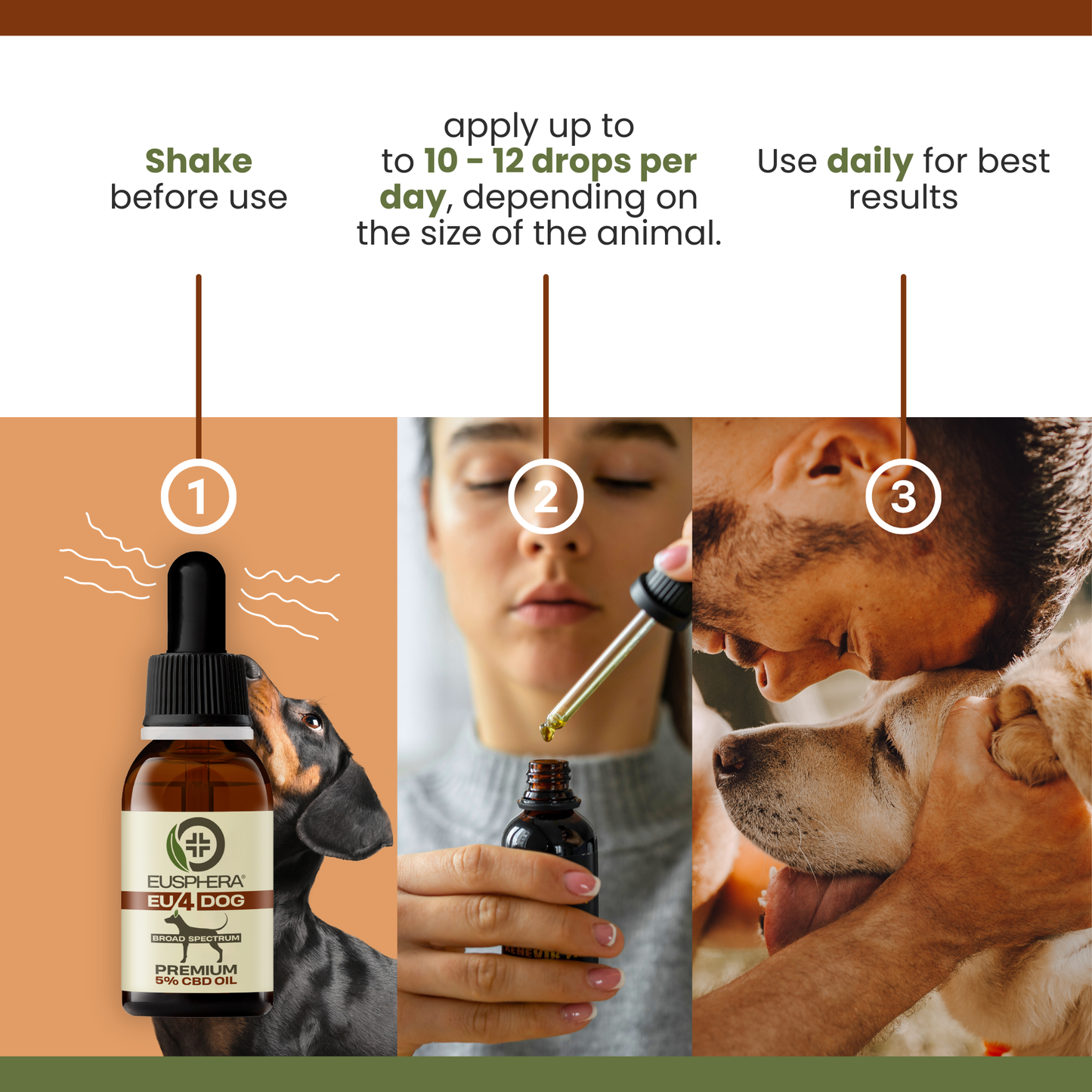 EU4DOG - Relaxing Oil for Dogs Rich in Vitamins - 30 ml