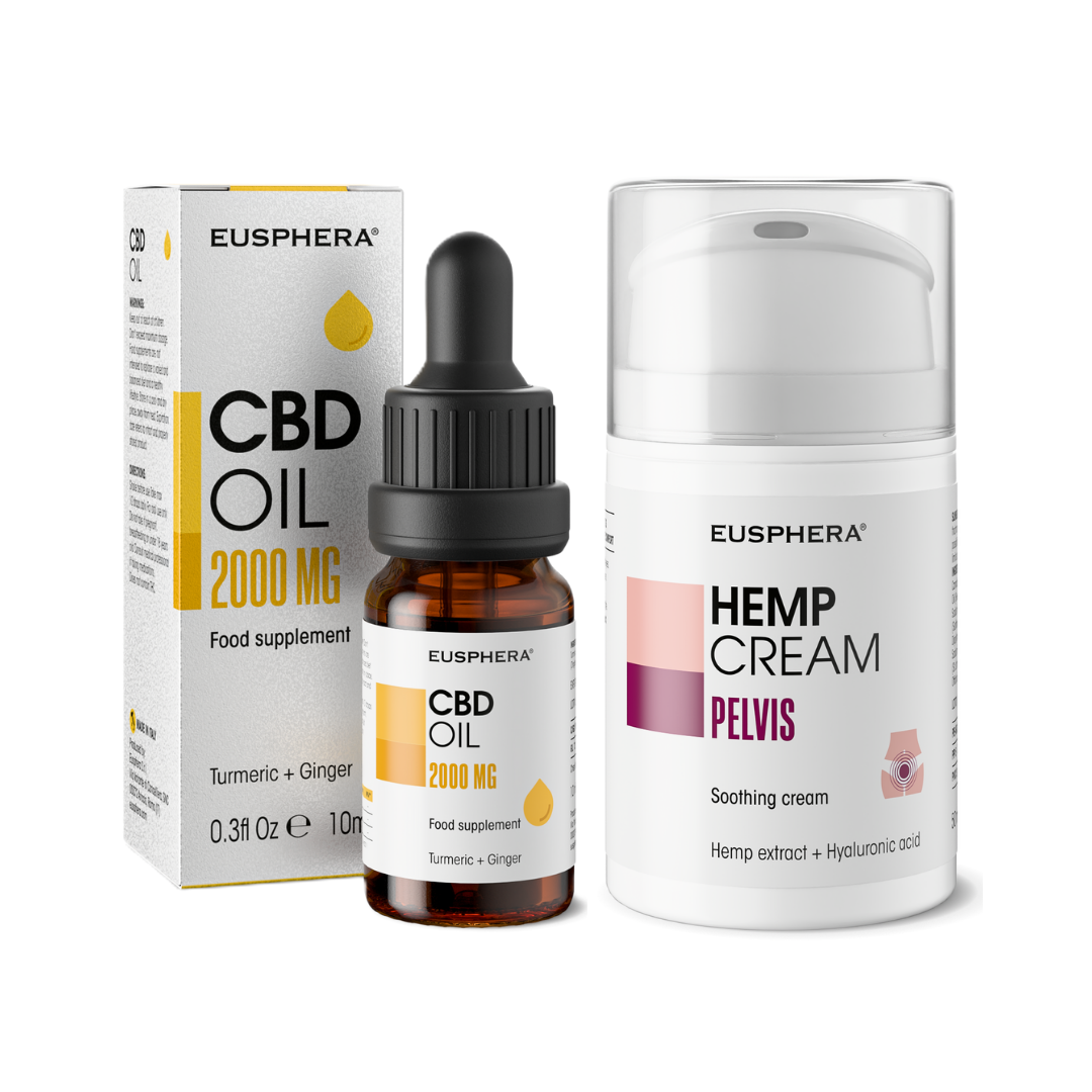 Kit Balance and Pelvic Area - Oil & Cream