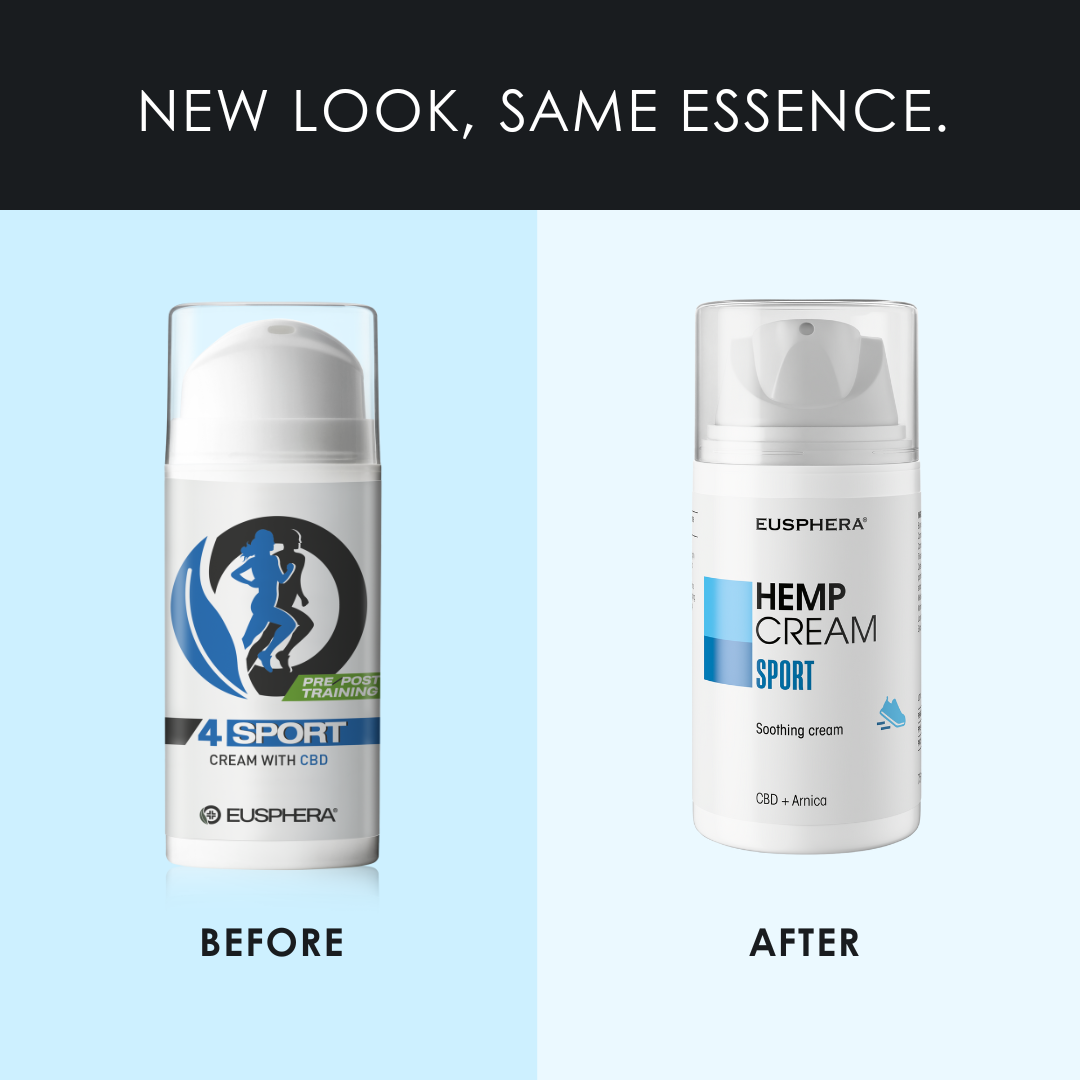 4SPORT - Natural Muscle Rub Cream with CBD, Aloe Vera and Devil's Claw - 75 ml