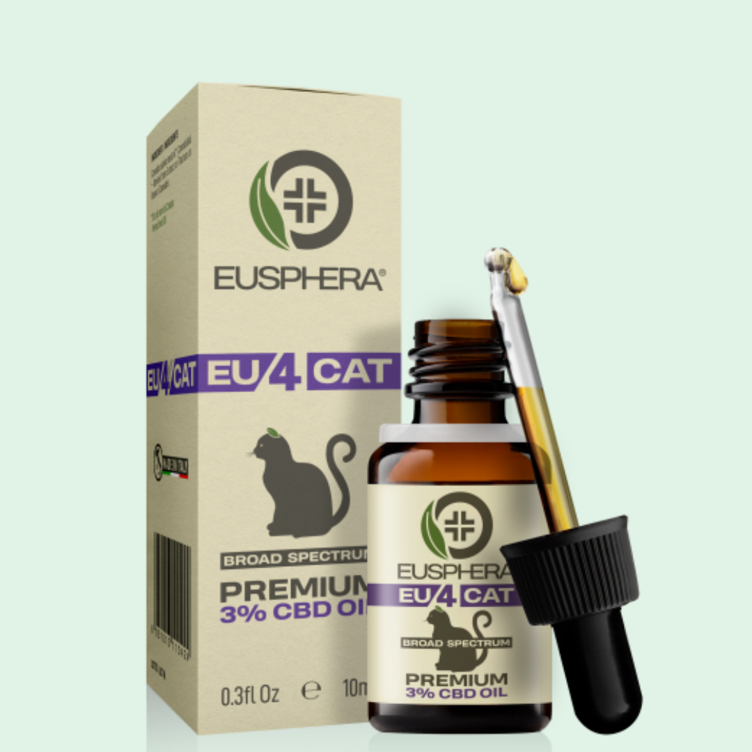 EU4CAT - Natural Soothing Oil for Cats Rich in Vitamins - 10 ml