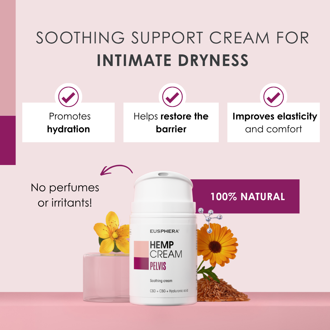 Natural soothing cream for Vaginal Dryness - 2x50ml